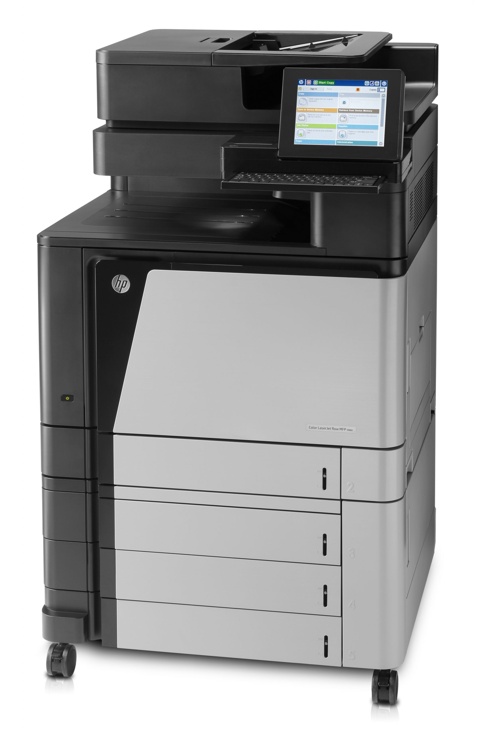 HP LaserJet Enterprise flow M880z Multifunzione laser a colori A3 1200x1200 DPI Duplex Fronte/Retro automatico 46ppm Rete