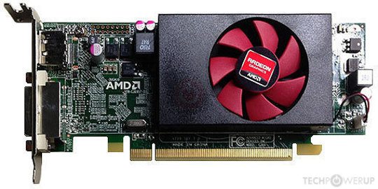 HP AMD Radeon HD 8490 DP (1 GB) PCIe x16-Grafikkarte mit niedrigem Profil