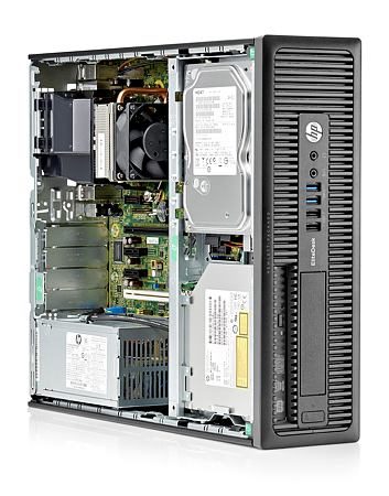 HP ELITEDESK 800 G1 SFF PC DESKTOP INTEL CORE I5 4570 /8GB/SSD 256GB + 1 TERA SATA Windows 10 PRO