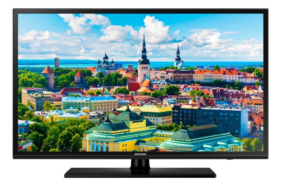 Samsung HG40ED470BK Fernseher 40 Zoll 1920 x 1080 Full HD Smart Hospitality DVB-C, DVB-T2 Analog und Digital Terrestrisch Helligkeit 300 cd/m² Reaktionszeit 8 ms
