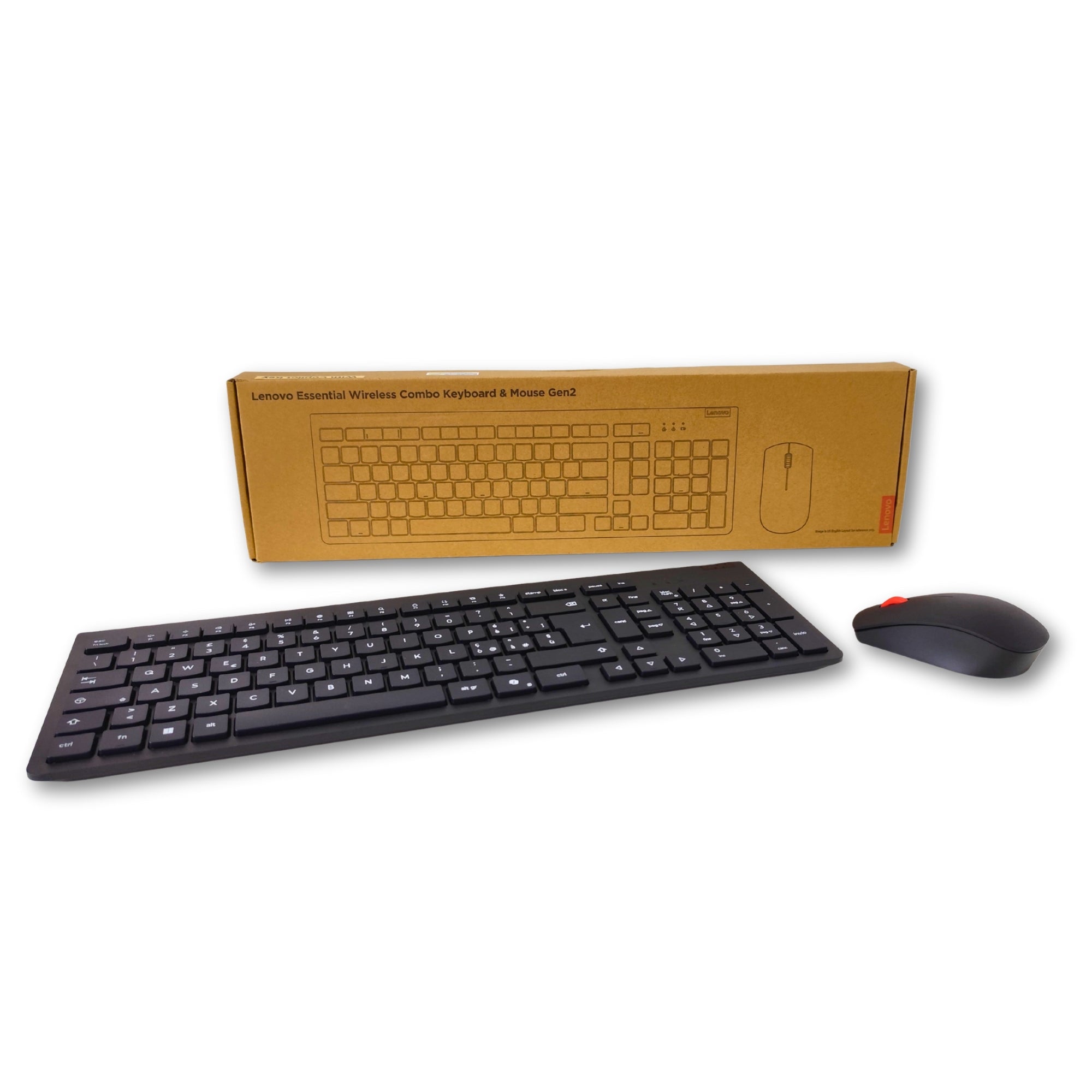 Lenovo Gen2 Wireless Italian Keyboard and Mouse Kit 