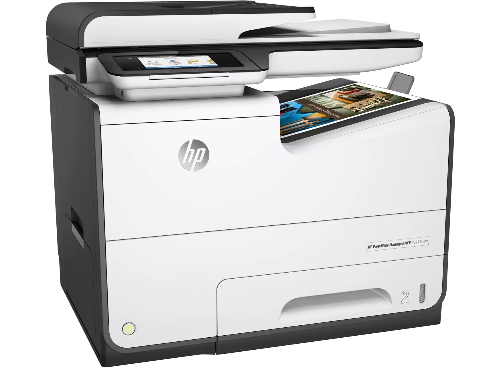 HP PageWide Managed P57750dw Multifunktions-Thermo-Tintenstrahl A4 2400 x 1200 DPI 50 Seiten pro Minute Wi-Fi Duplex Automatisch beidseitig