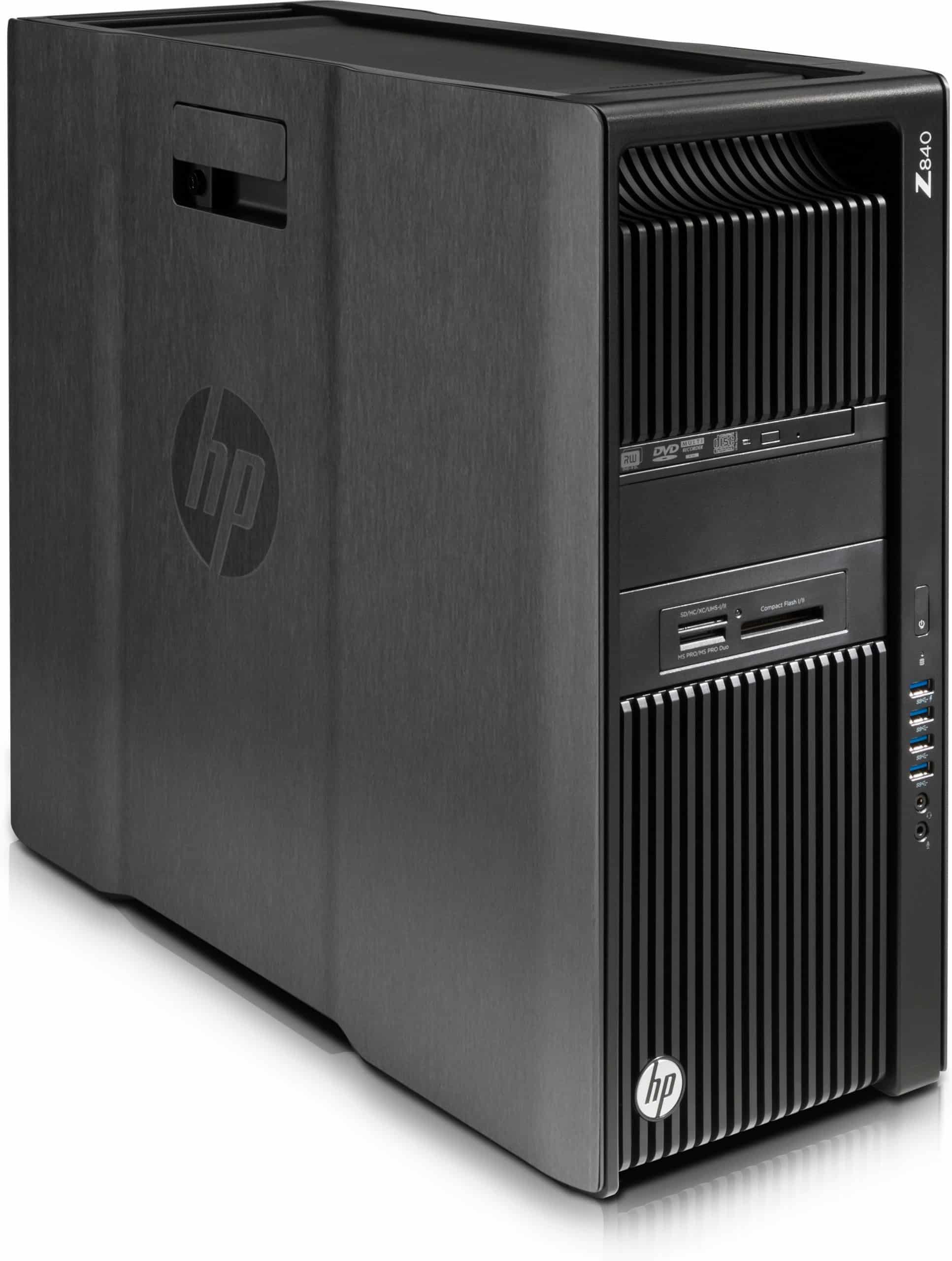HP Z840 Workstation | 2x Intel Xeon E5-2640 2,6 GHz | RAM 64 GB | SSD 1 TB + 12 TB SAS | Zwei Nvidia Quadro K5200 16-GB-Grafikkarten | Windows 11 Pro