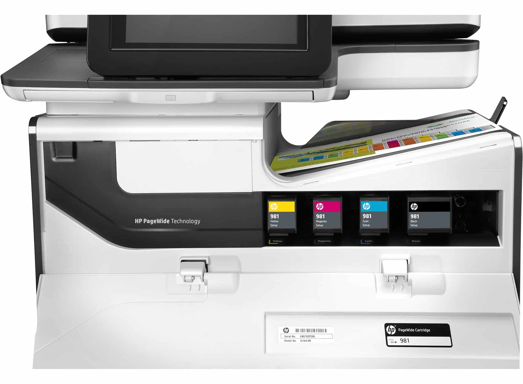 HP PageWide Enterprise Color Flow MFP 586z Inkjet-Multifunktionsgerät A4 2400 x 1200 DPI 75 Seiten pro Minute Duplex-NETZWERK-Fax