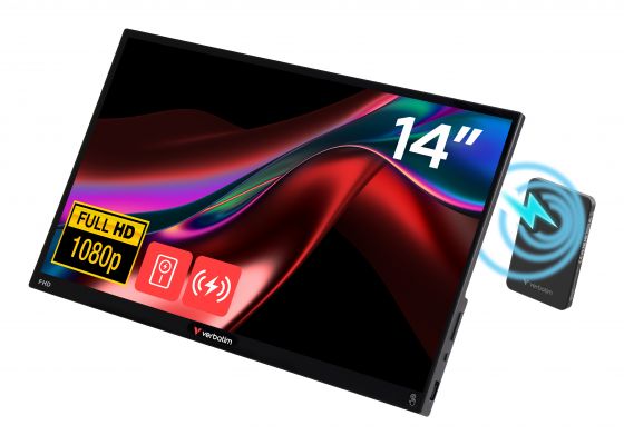 VERBATIM MONITOR PORTATILE TOUCH 14.0 WLESS POWER