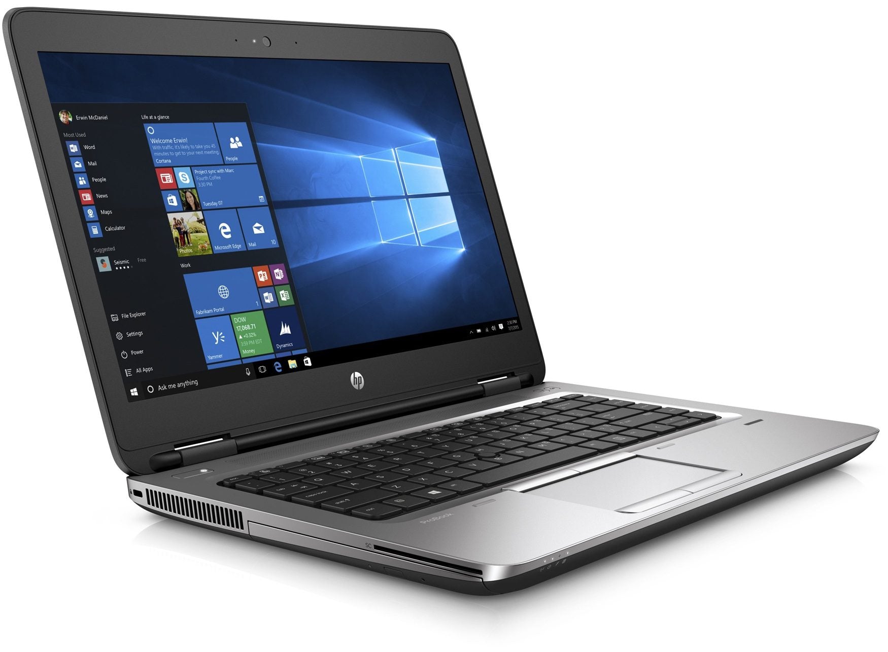HP ProBook 645 G2 14″ HD-Notebook | AMD A6-8500B 1,6 GHz | SSD 256 GB | RAM 8 GB | Webcam-Tastatur ITA | Windows 10 Pro Klasse B