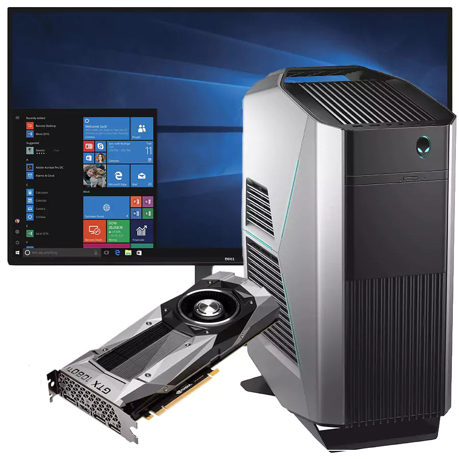 Bundle Gaming Alienware Aurora R7 i7-8700 GTX 1080 27