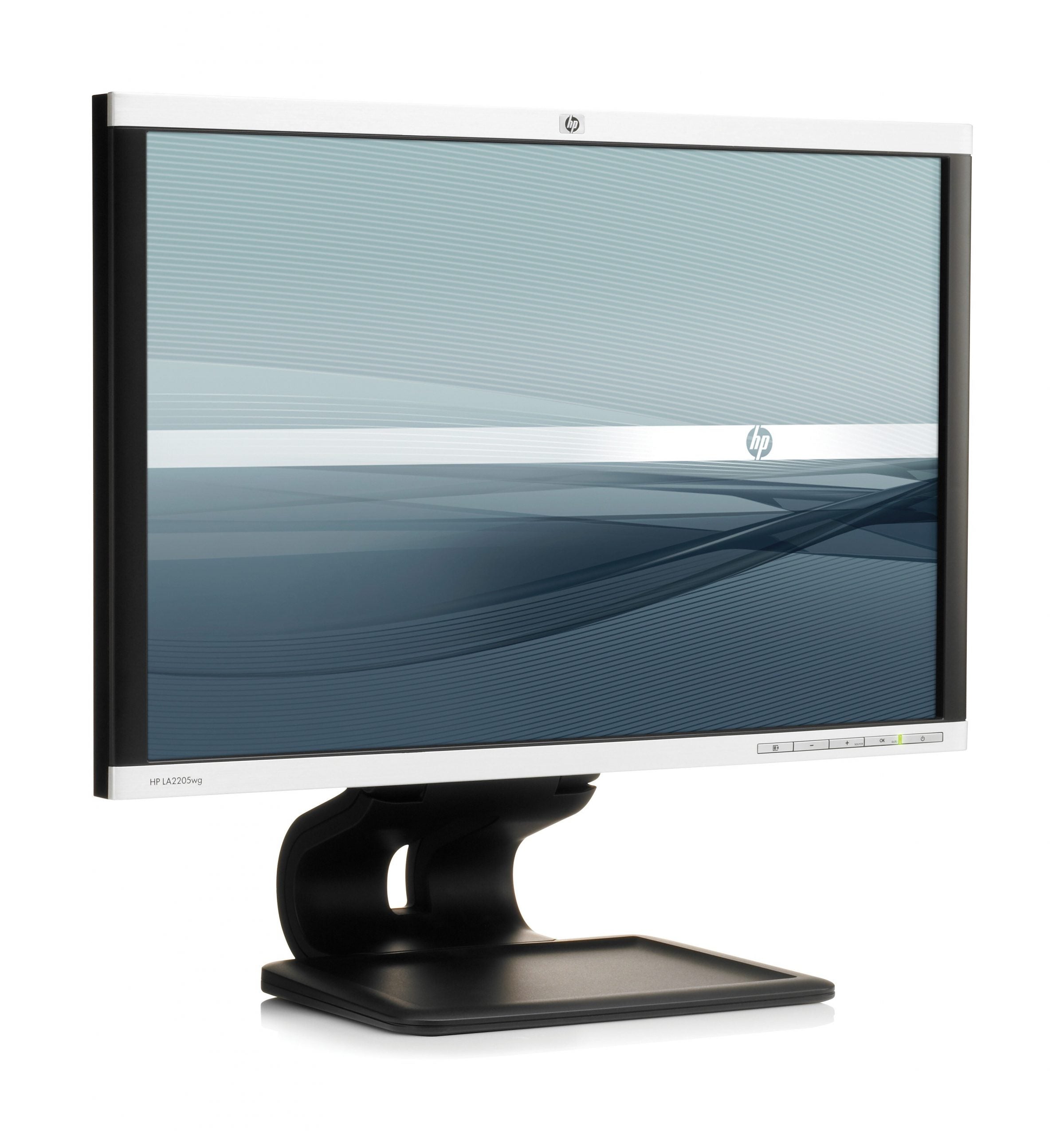 HP LA2205wg TN LED-LCD-Monitor 22 Zoll 16:10 1680 x 1050 Pixel Kontrast 1000:1 Helligkeit 250 cd/m² Reaktionszeit 5 ms USB VGA DVI DisplayPort