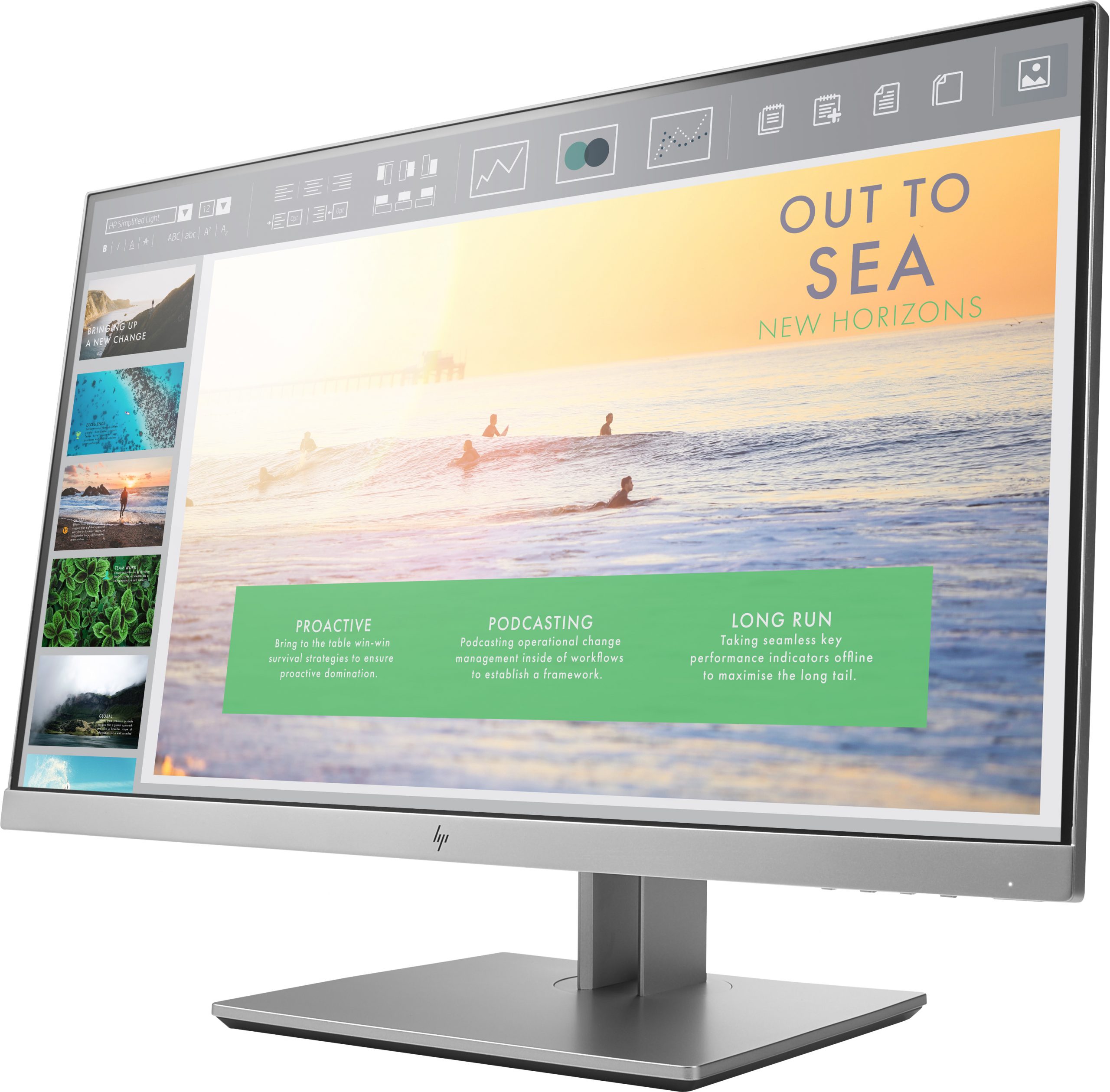 HP EliteDisplay E233 23-Zoll-LED-Monitor, 1920 x 1080 Pixel, Full HD, Kontrast 1000:1, Helligkeit 250 cd/m², Reaktionszeit 5 ms, USB-VGA-HDMI-Display-Anschluss