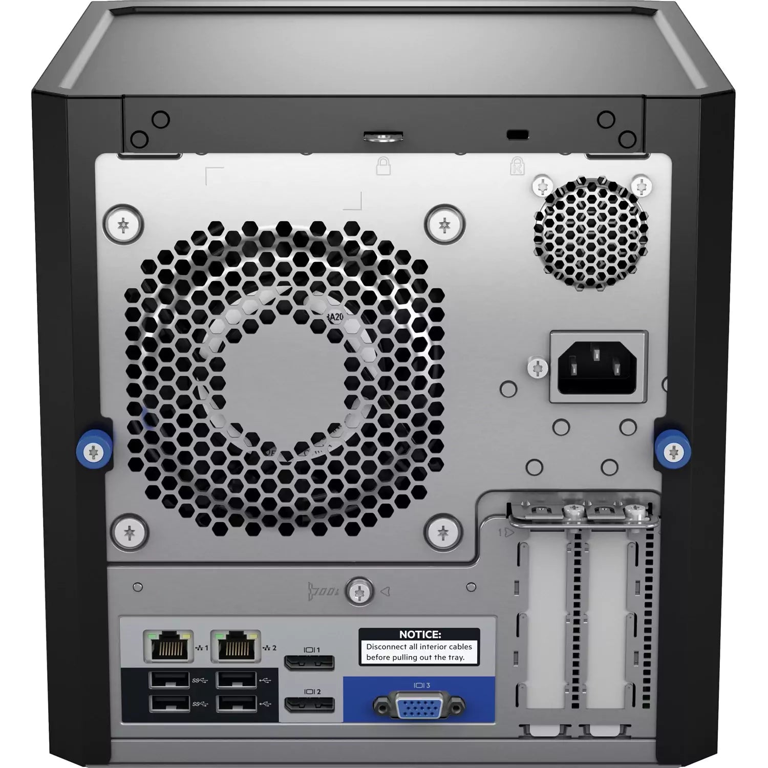 HPE ProLiant Microserver Gen10 | AMD Opteron X3216 1,6 GHz | RAM 8 GB | Raid Controller 4 Bay + ODD | 2 Gigabit | Display Port VGA Perfekt für Selbsthosting