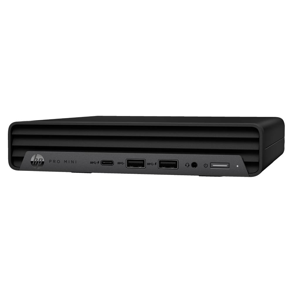 HP Pro Mini compact desktop PC, front view with USB ports, from Messoanuovo.it