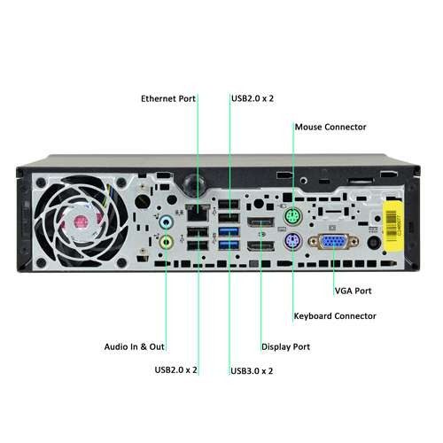 HP ProDesk 600 G2 SFF | Intel Core i5-6500T 2.5Ghz | Ram 8GB | SSD 256Gb | Windows 10 Pro The compact and suitable PC for every use