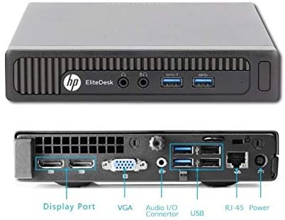 HP Prodesk 600 G1 DM Tiny Ultra Slim Bundle | Intel Core i5-4590T 3 GHz | RAM 8GB | HP zr22w 22-Zoll-IPS-Full-HD-Monitor | Maus- und Tastatur-Kit