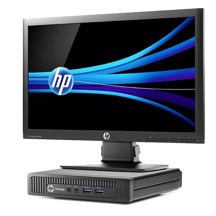 Bundle HP Prodesk 600 g1 DM + Monitor HP Compaq LE2002x