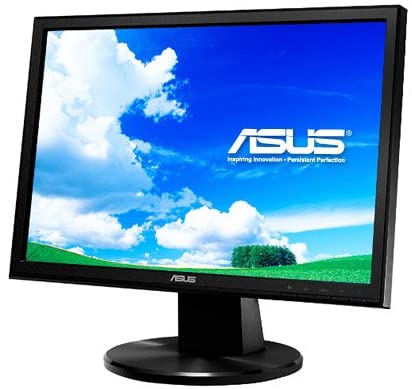 ASUS VW193D-B LCD-Monitor 19 Zoll, 1440 x 900 Pixel, Kontrast 850:1, Helligkeit 300 cd/m², Reaktionszeit 5 ms, VGA