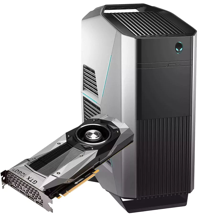Dell Alienware Aurora R7 Gaming PC Intel Core i7 8700 6 Cores Ram 64Gb NVMe SSD 512Gb 2Tb Nvidia GTX 1080Ti 11GB Windows 11 Pro