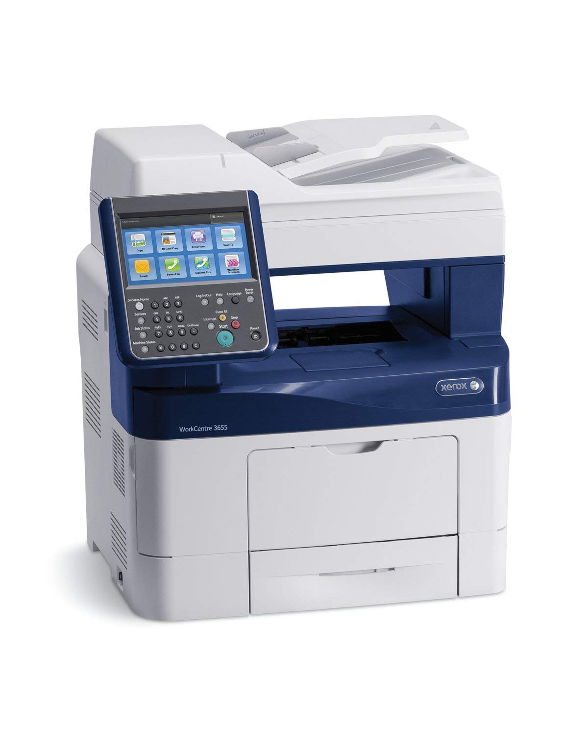 Xerox Work Center 3655 Multifunction LASER BLACK AND WHITE A4 45ppm 1200 x 1200 Duplex Network Front/Back
