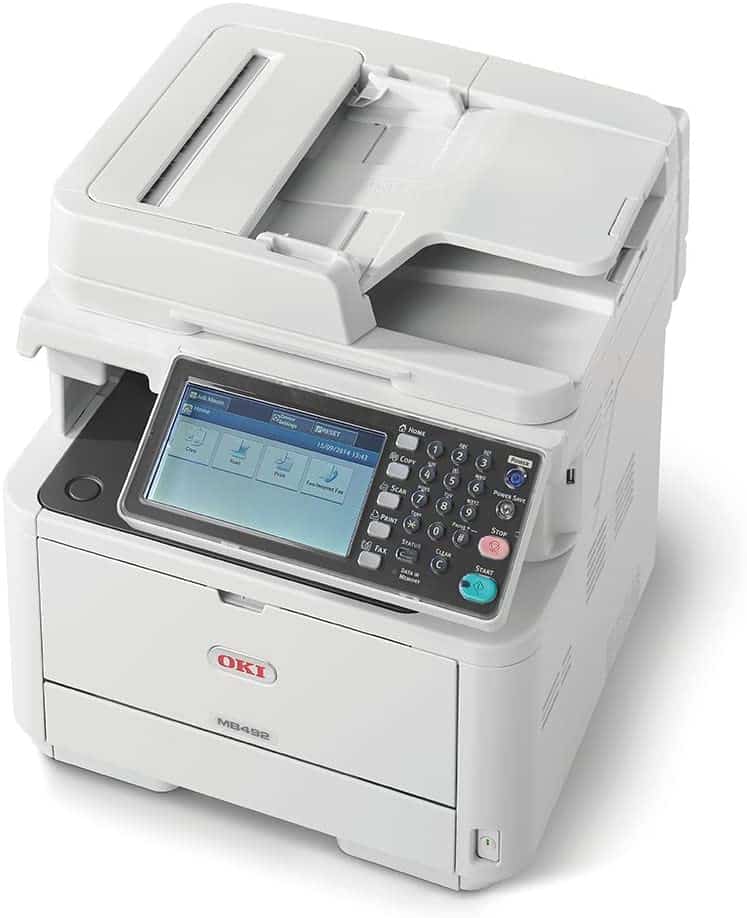 OKI MB492dn Multifunktions-Monochrom S/W A4 40 Seiten pro Minute Duplex Automatisches Duplex-Netzwerkfax