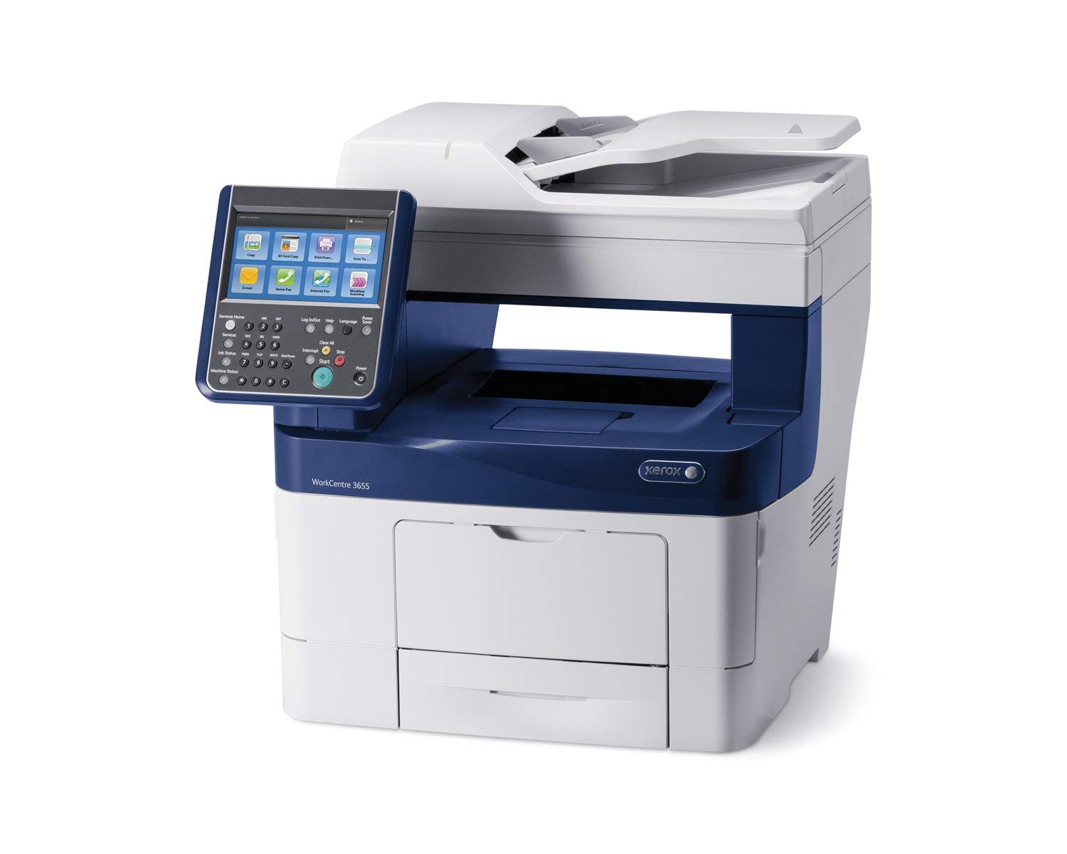 Xerox Work Center 3655 Multifunction LASER BLACK AND WHITE A4 45ppm 1200 x 1200 Duplex Network Front/Back