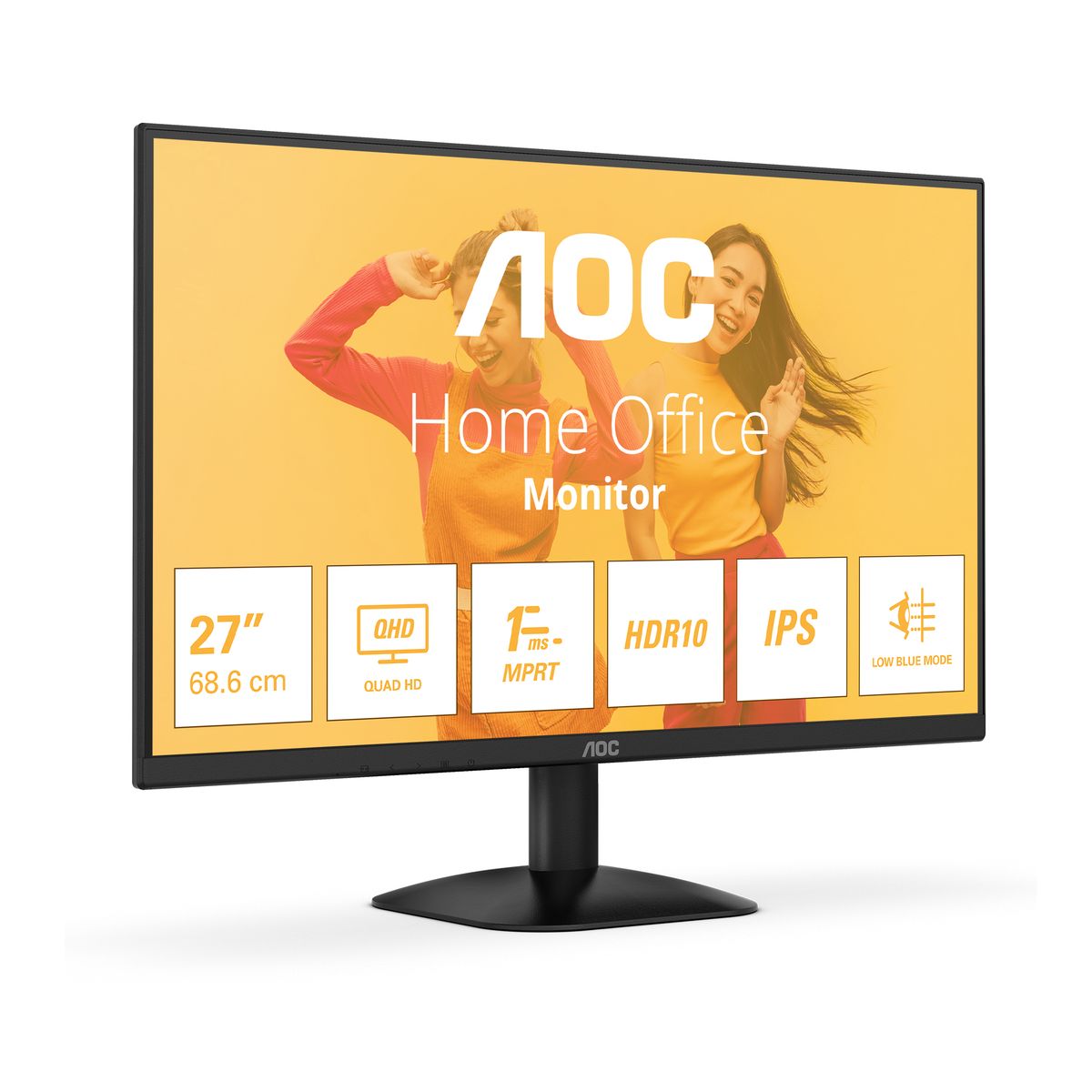 AOC 27 16:9 IPS 2560X1440 75HZ HDMI DP