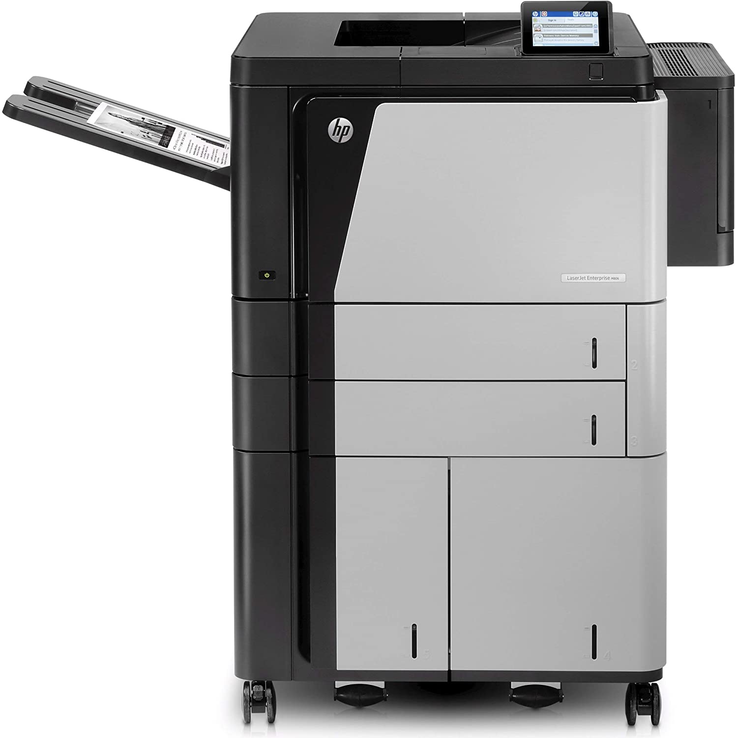 HP LaserJet Enterprise 800 M806X+ Laserdrucker Schwarzweiß A3 1200 x 1200 DPI 56 Seiten pro Minute Duplex Automatisches Duplex-Netzwerk