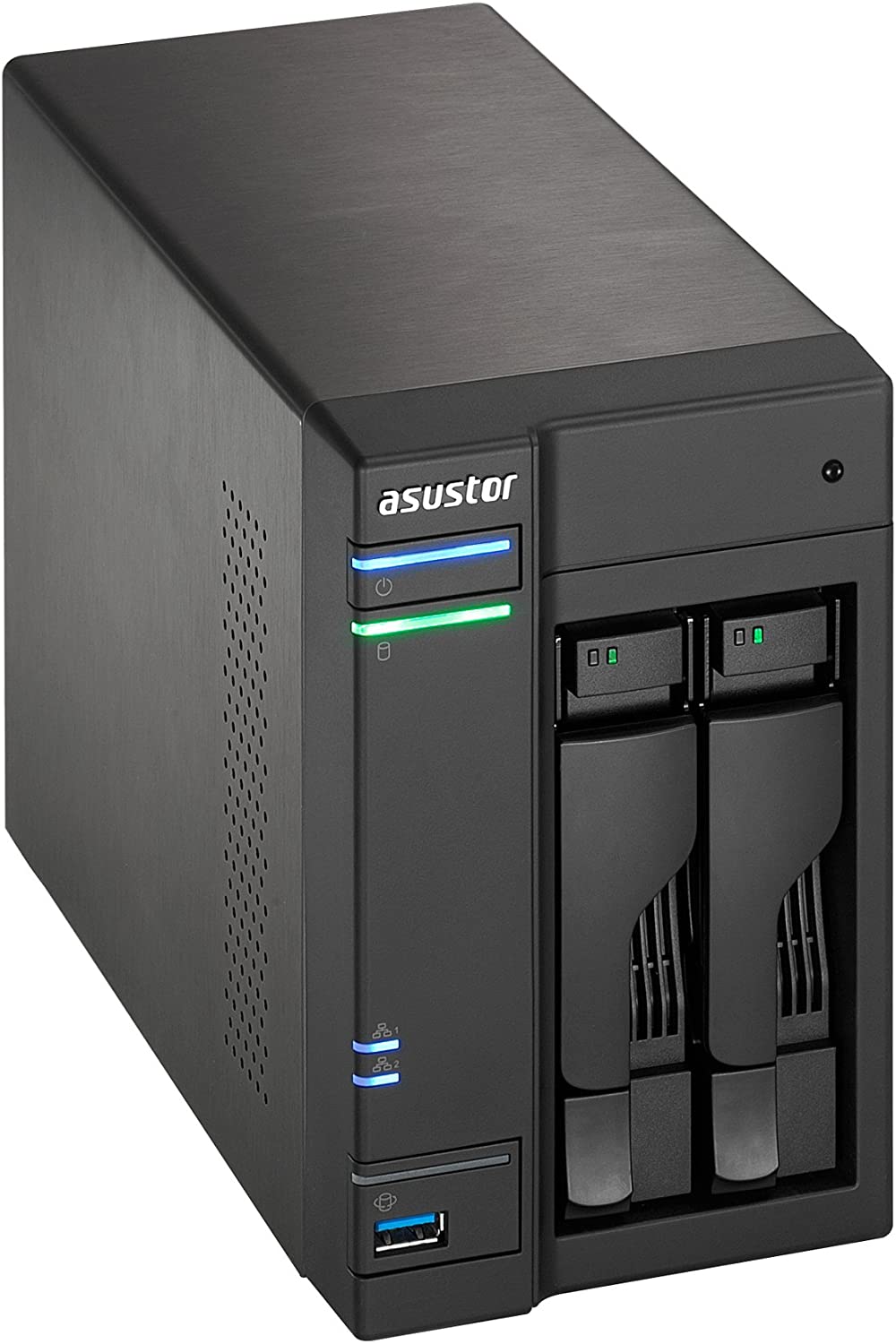 AS6102T NAS COMPLETE WITH TWO WD RED FIXED DRIVES WD10EFRX-68FYTN0 NASWARE 3.0