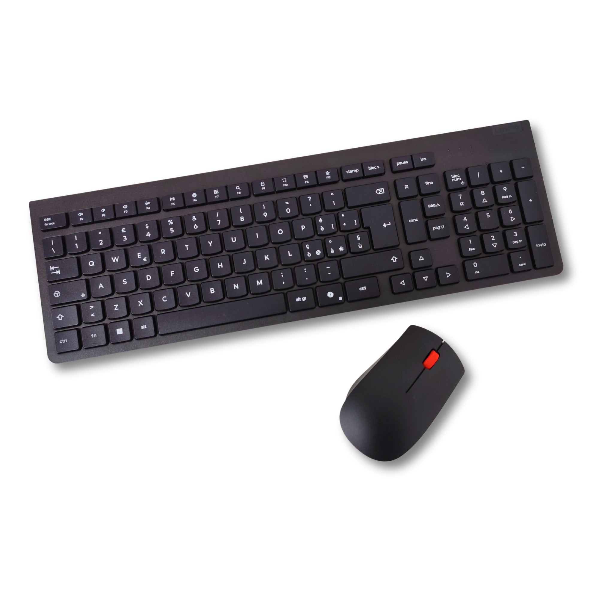 Lenovo Gen2 Wireless Italian Keyboard and Mouse Kit 