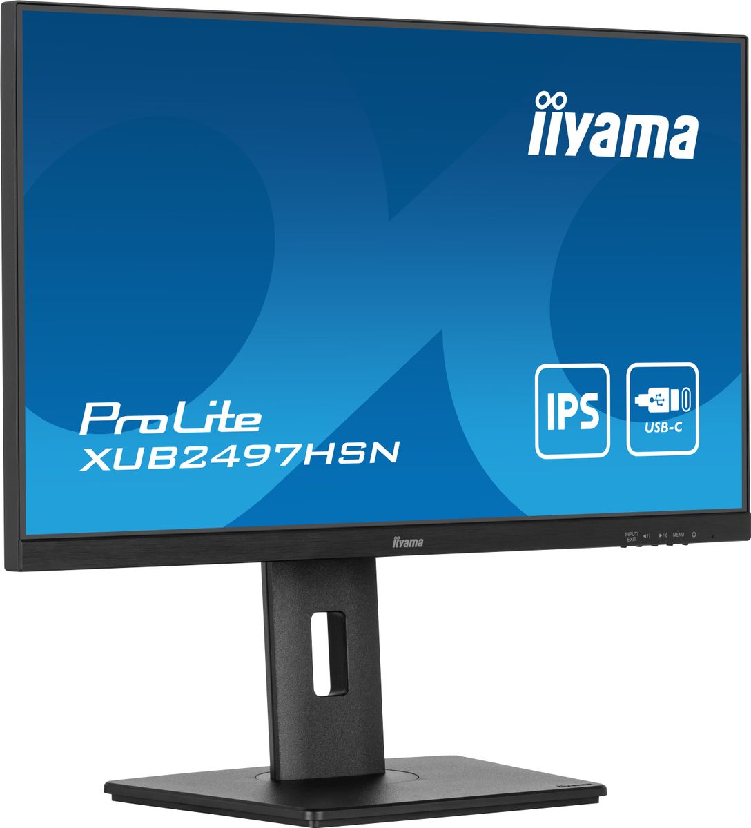 IIYAMA 24 IPS-panel, 1920x1080, USB-C Dock