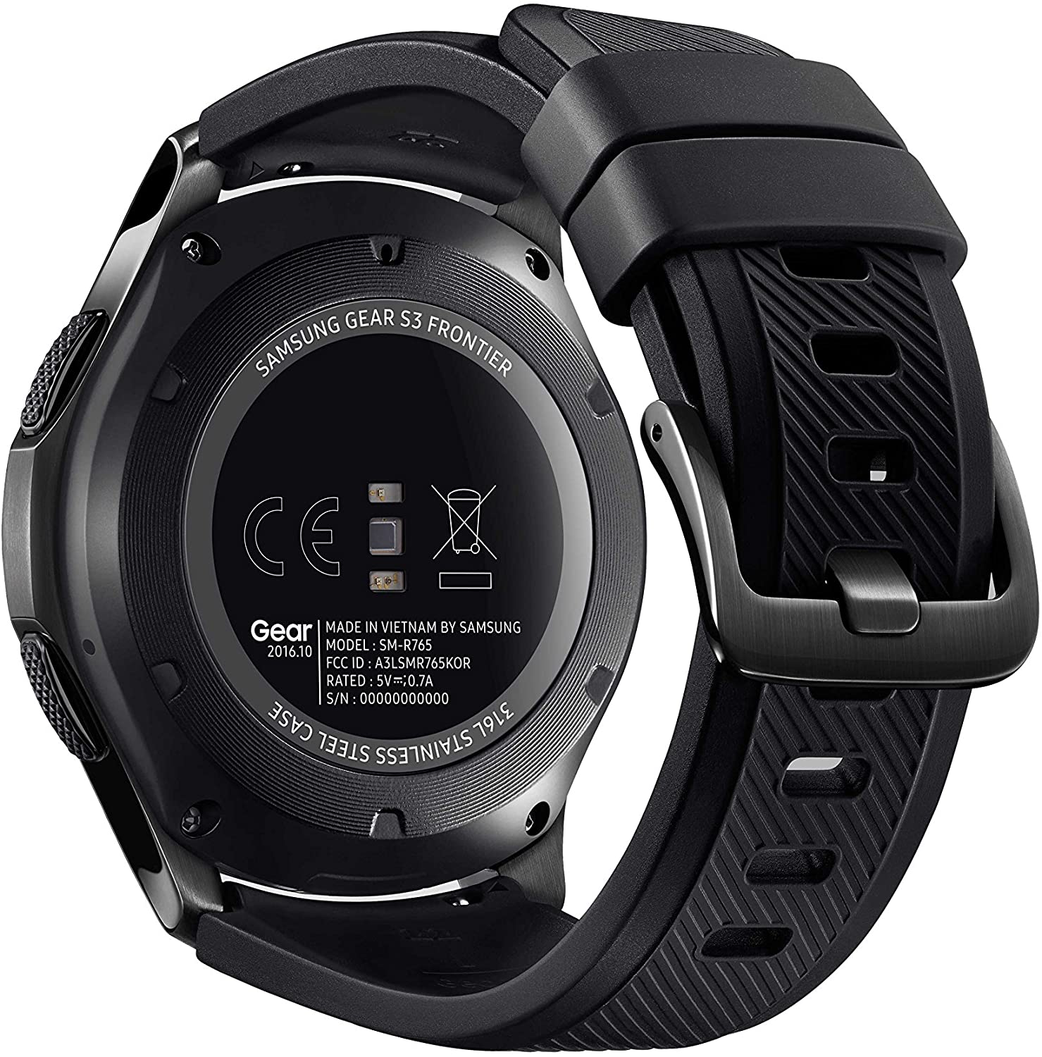 Samsung Gear S3 Frontier Smartwatch Schermo 1.3" SuperAMOLED 360x360 pixel  LTE Wi-Fi Bluetooth GPS NFC