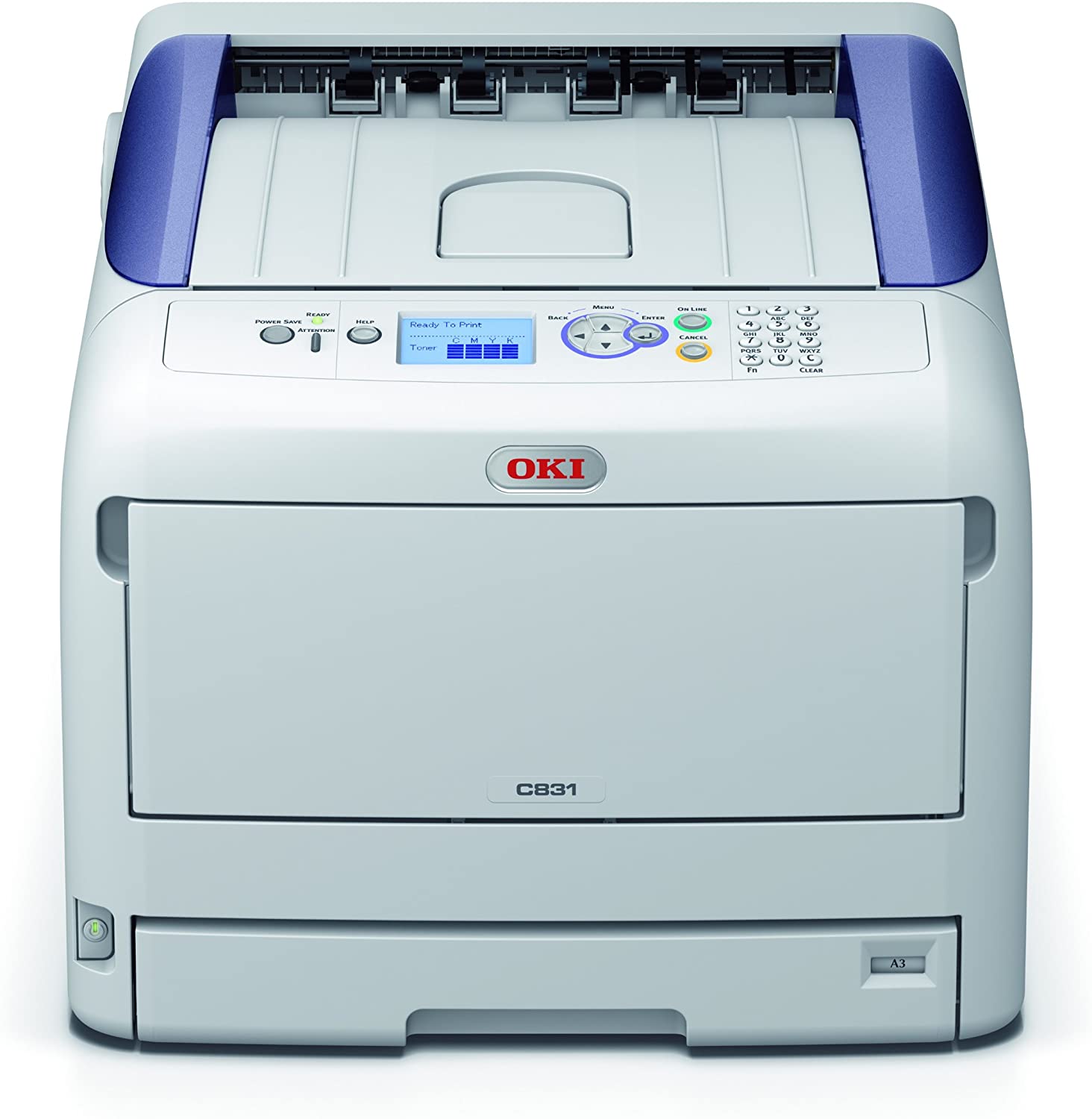 OKI C831 Stampante Laser a Colori A3 1200x1200 DPI 35ppm Rete