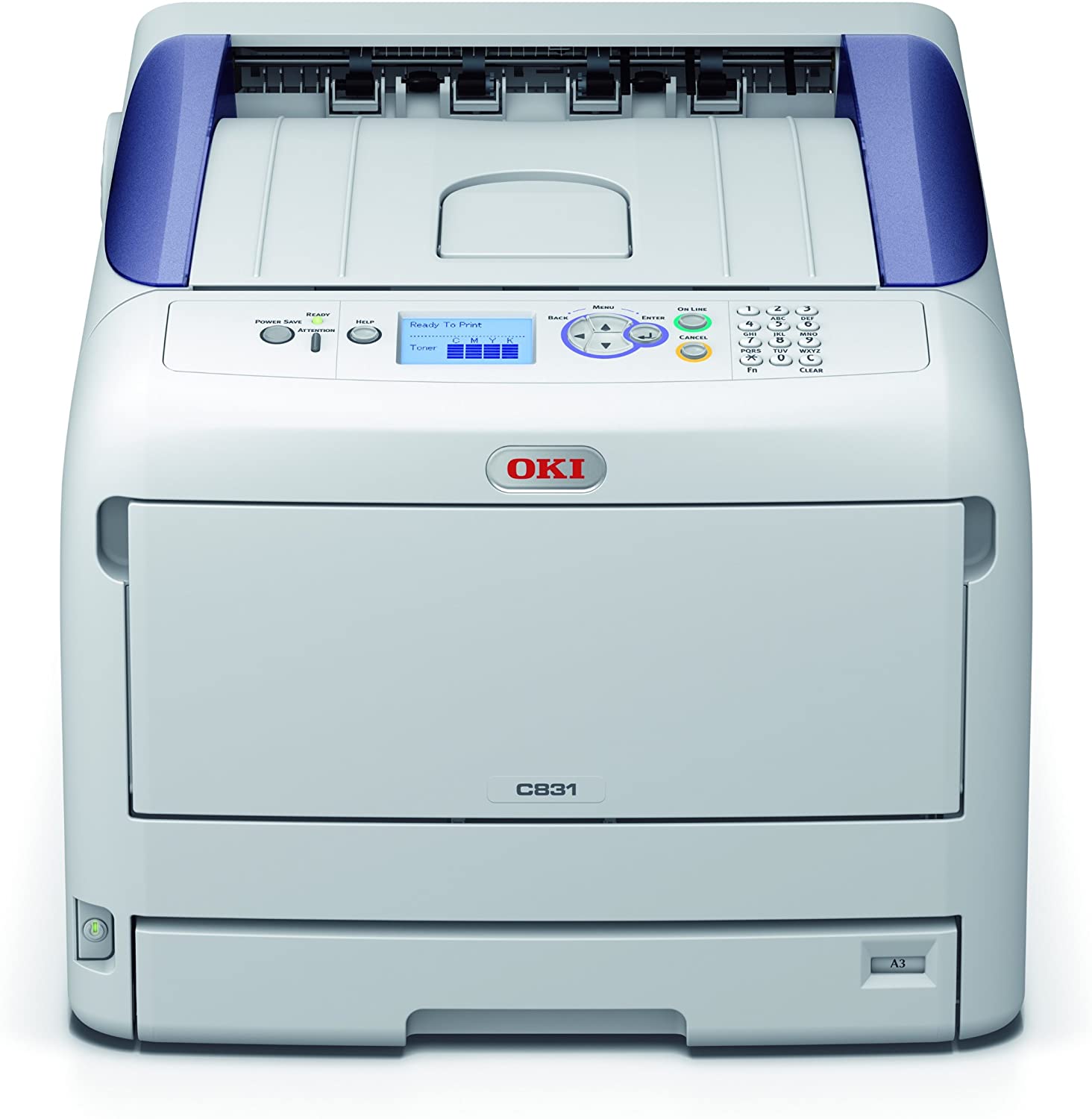 OKI C831 A3 Farblaserdrucker 1200 x 1200 DPI 35 Seiten pro Minute Netzwerk