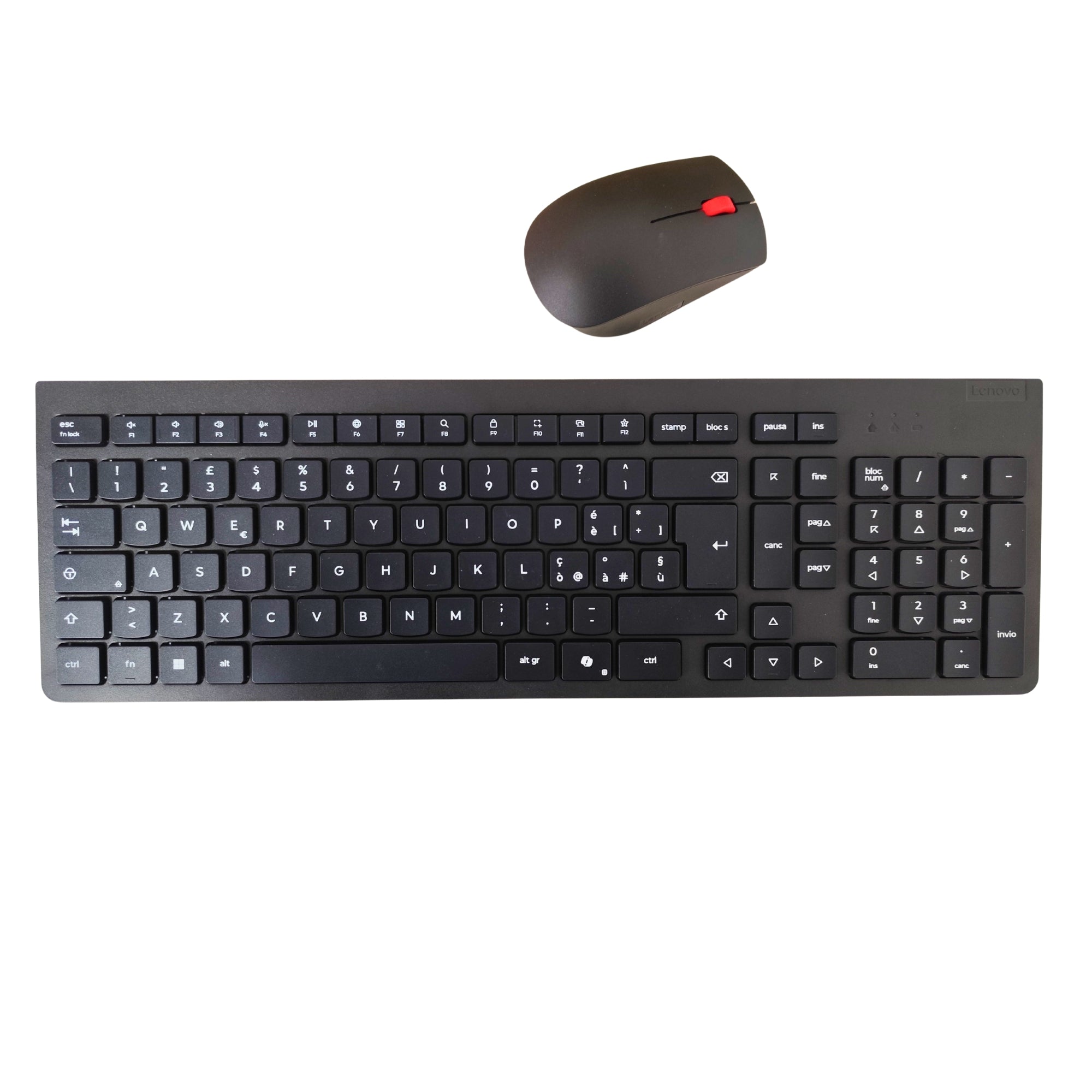 Lenovo Gen2 Wireless Italian Keyboard and Mouse Kit 