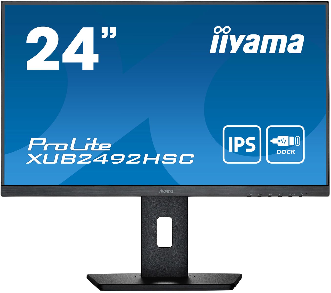 IIYAMA 24 ETE IPS-panel, 1920x1080 USB-C (65W PD)