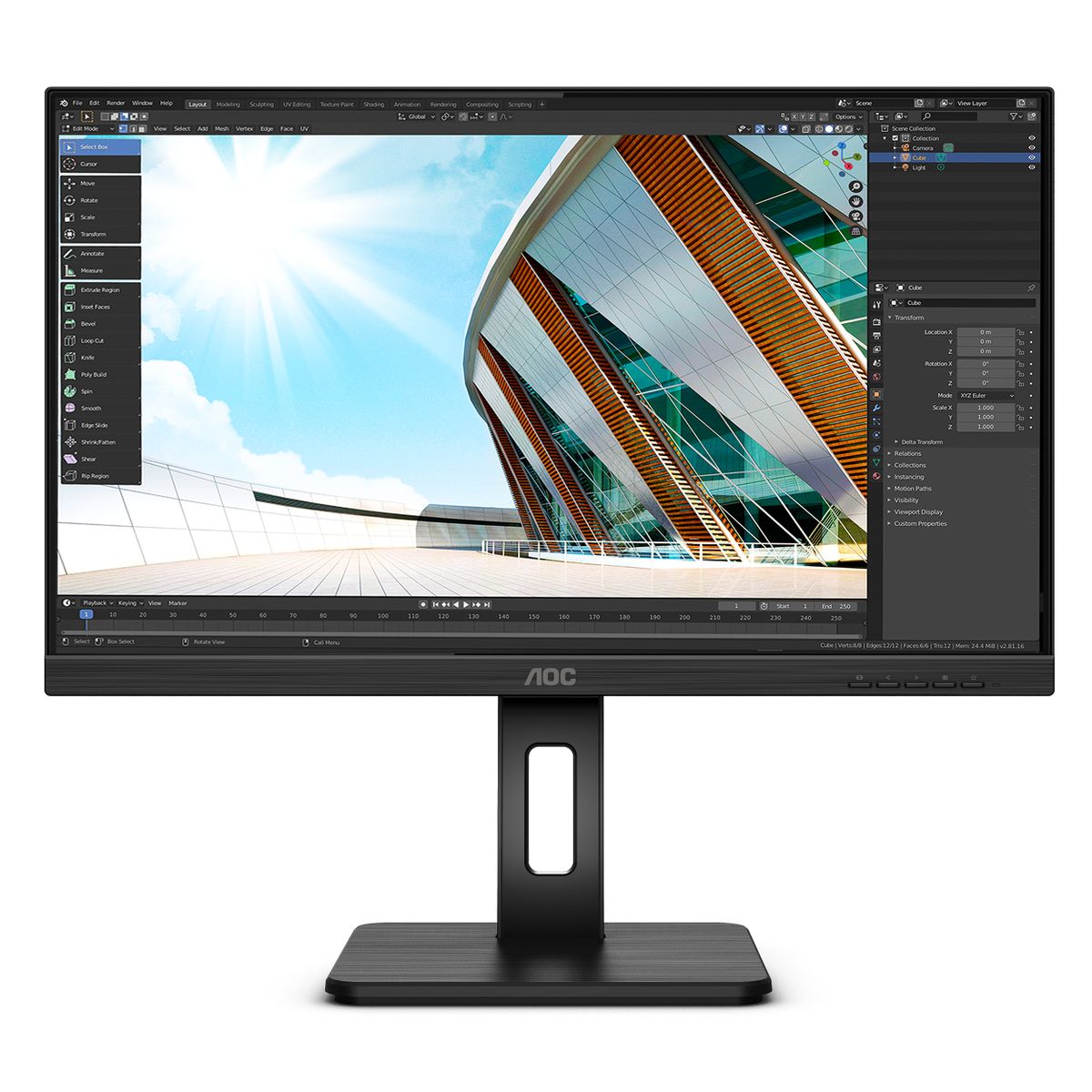 AOC 27 3840X2160 UHD HDMI/DP/USB-C(DP ALT MODE)