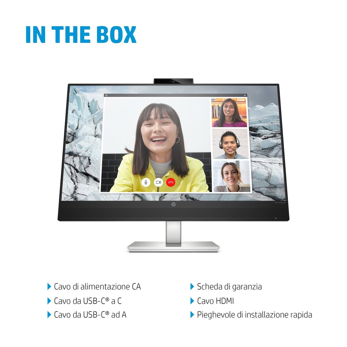 HP E27M G4 USB-C CONF QHD 27 2560X1440 3YWOFF