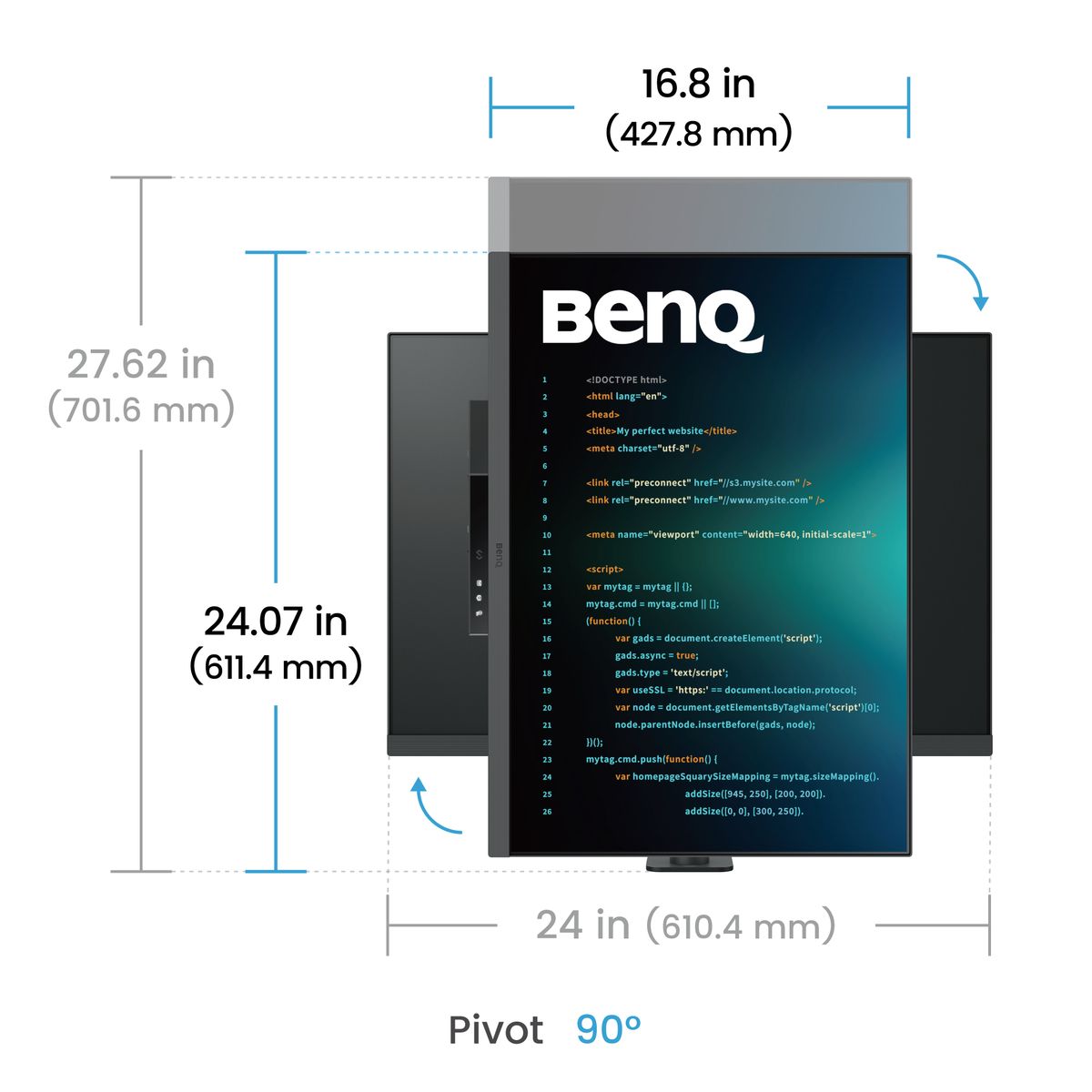 BenQ 28.2 IPS, 3:2, 3840X2560, 95 P3 WIDE COLOR 400lum