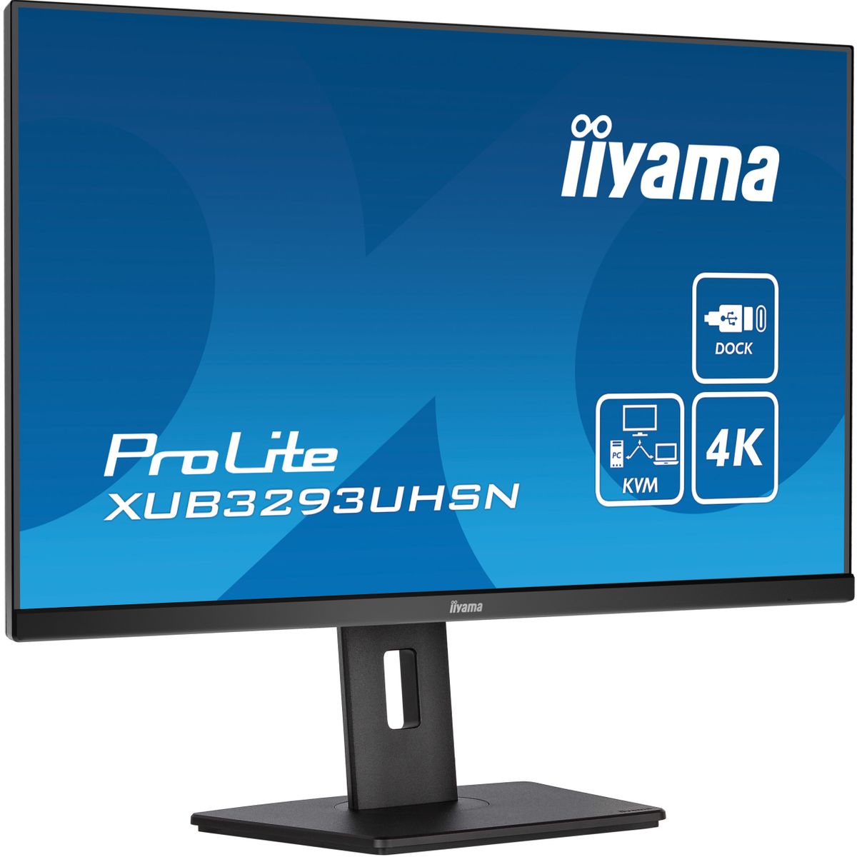 IIYAMA 31,5 IPS, 3840X2160,1H1DP, USB-C DOCK