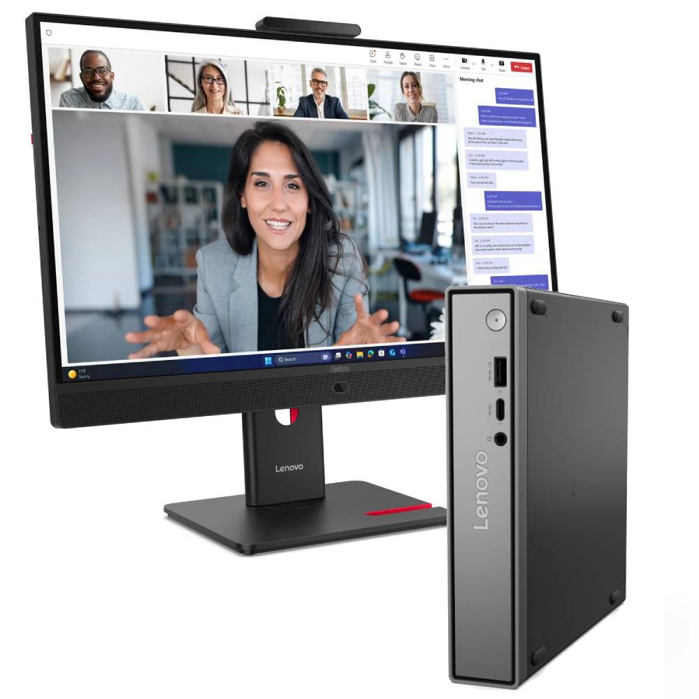 Bundle Lenovo: monitor con videochiamata e PC desktop ricondizionati Messoanuovo.it