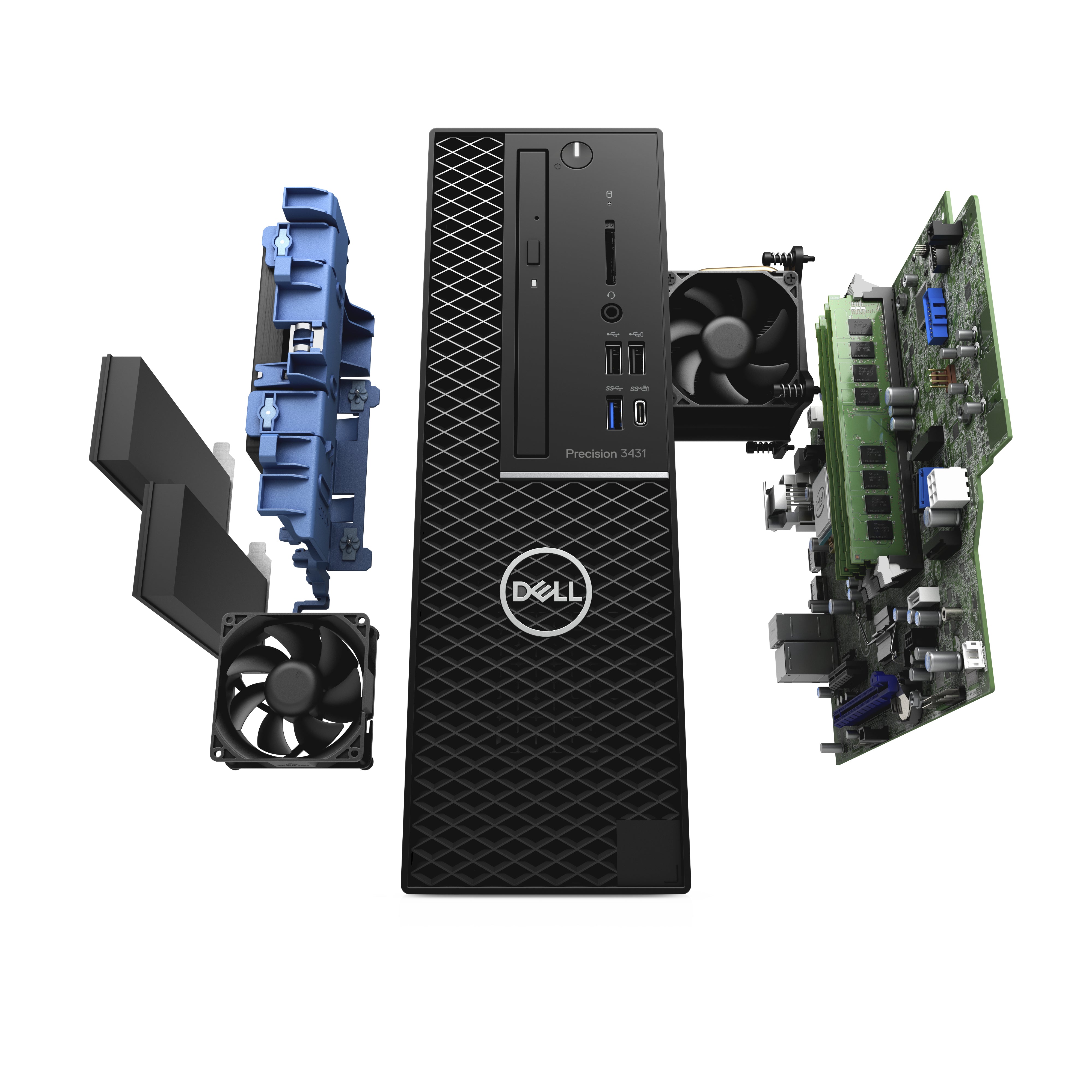 DELL Precision 3431 SFF | Intel Core i9-9900 | USB Type-C Display Port FreeDOS