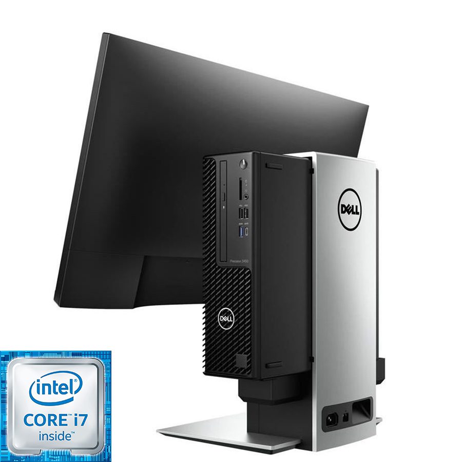 All In One DELL OptiPlex 7060 Desktop + Dell U2717D con stand OSS17