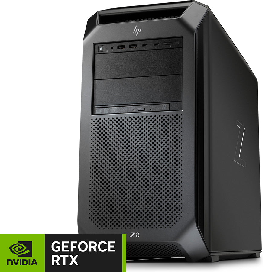 HP Z8 G4 Workstation Tower | 2x Intel Xeon Silver 4114 20 Kerne | RAM 256 GB | SSD 2 TB NVME + Festplatte 20 TB | Nvidia RTX | Leistung und Zuverlässigkeit von Windows 11 Pro für Profis 