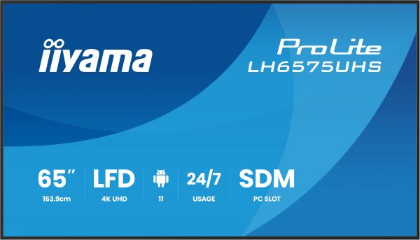 IIYAMA 65 LCD UHD, SDM-L