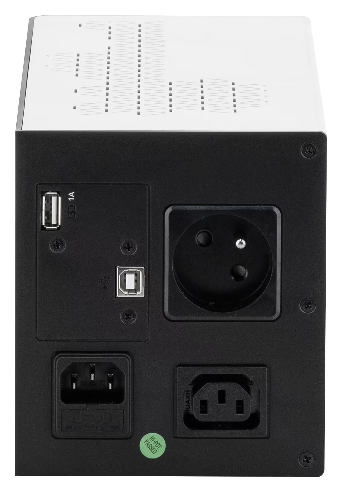 UPS Legrand Keor SP-Line Interactive 600VA retro con pannello di controllo, LED di stato e prese di alimentazione backup