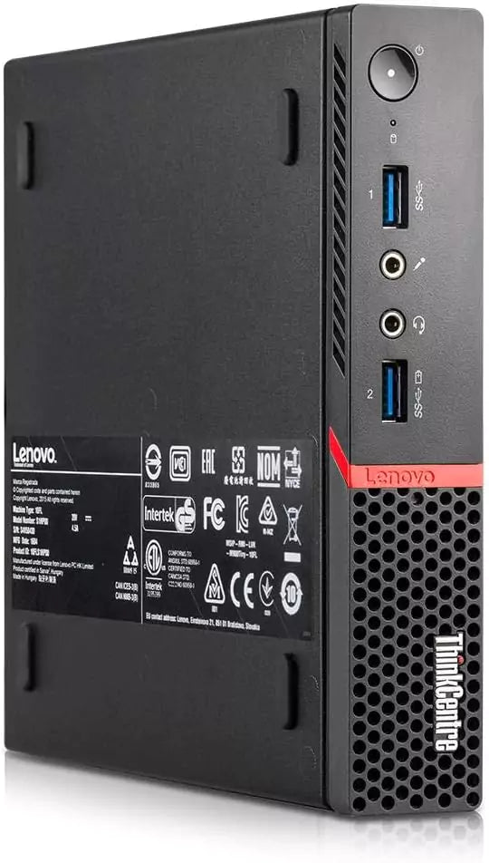 thumbnail image 2 of Lenovo ThinkCentre M710q Tiny Desktop – I5-7400T, 8GB RAM, 128GB SSD, Win 10 Pro, WiFi 2 of 4