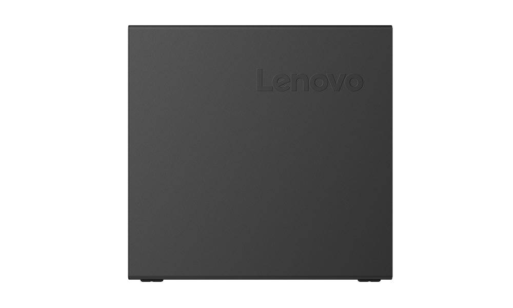 Pannello laterale destro della Lenovo ThinkStation P620 Tower con logo Lenovo inciso, struttura robusta per uso professionale.