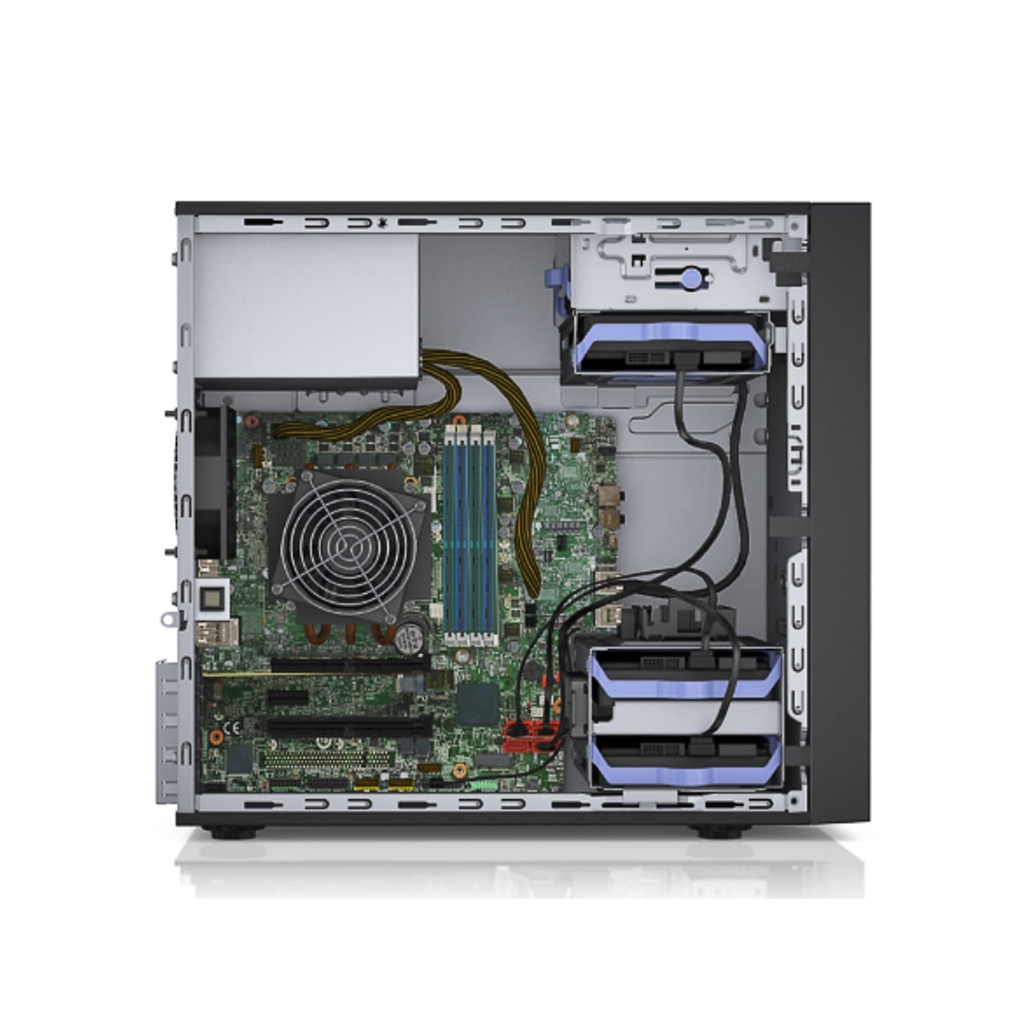 Lenovo ThinkSystem ST50 Server | Intel Xeon E-2224G | 32 GB RAM | 2×1 TB SSD | Windows Server 2025