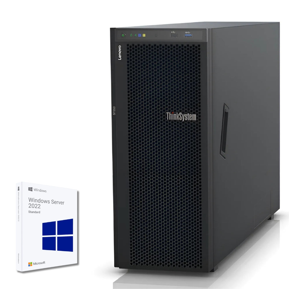 Lenovo ThinkSystem ST550 Tower | Intel Xeon 4208 | Ram 32GB | 2x1TB SSD NVMe | Windows Server 2022