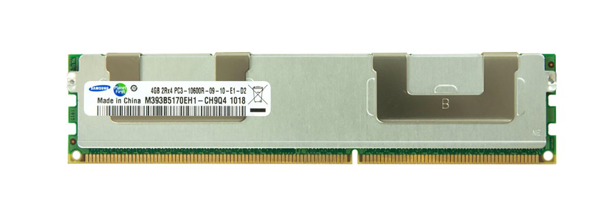 M393B5170EH1-CH9Q4 Samsung 4GB PC3-10600 DDR3-1333MHz ECC Registered CL9 240-Pin DIMM