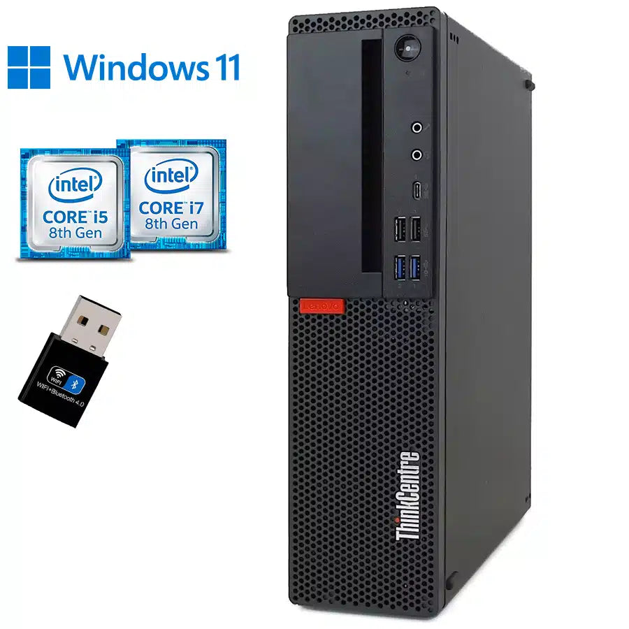 Lenovo ThinkCentre M920s SFF | Intel Core 8Gen | RAM 16GB | 512 GB SSD + 10 TB Festplatte | WiFi Bluetooth Windows 11 Pro – Hohe Leistung, großer Speicher