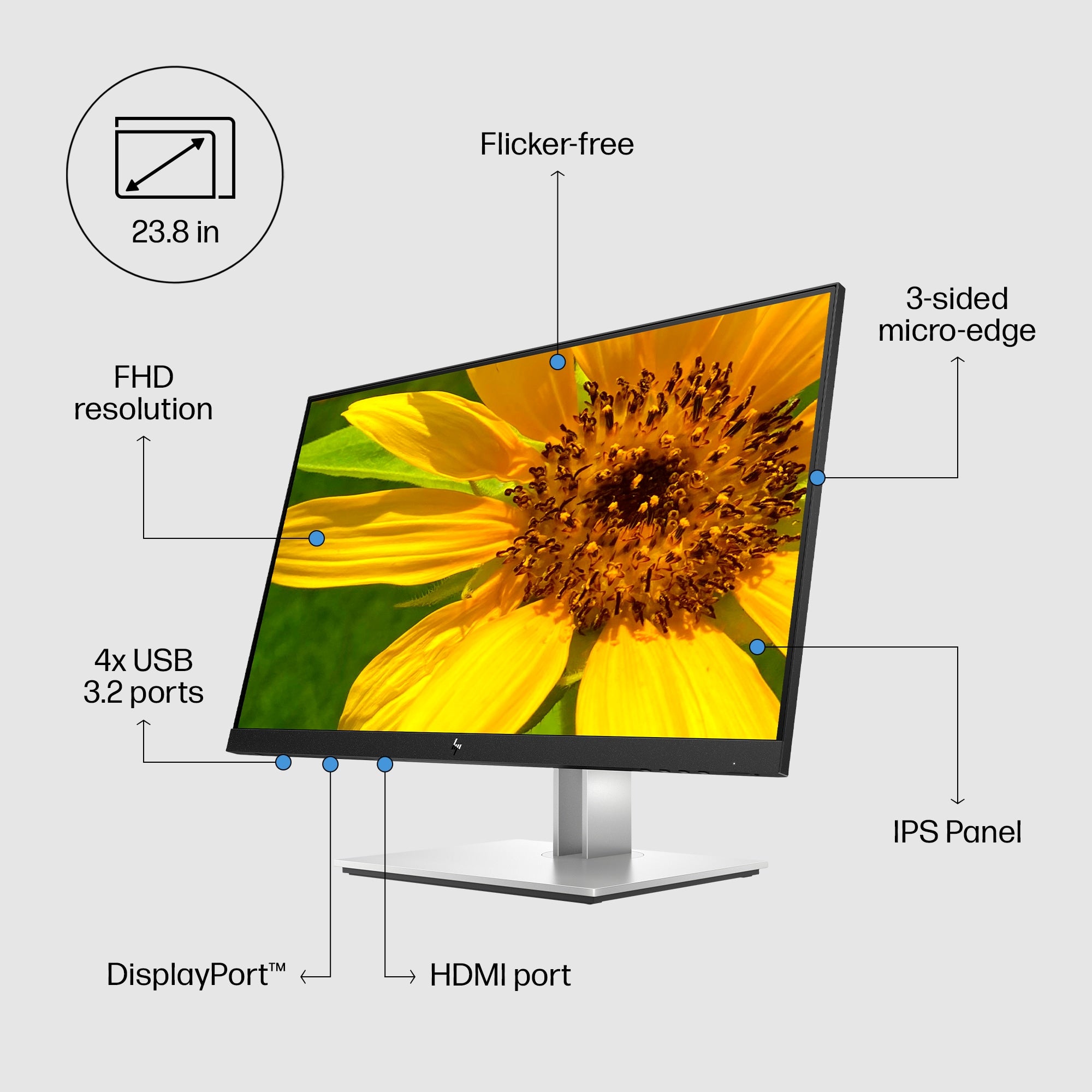 Monitor HP E24 G4 Info